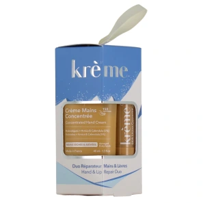 Krème Coffret Duo Réparateur Mains Lèvres