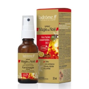 Ladrôme Spray Magie de Noël aux Huiles Essentielles Bio en 30 ml