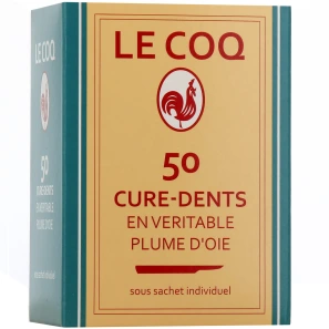 Le Coq Cure-Dents en Plume d'Oie