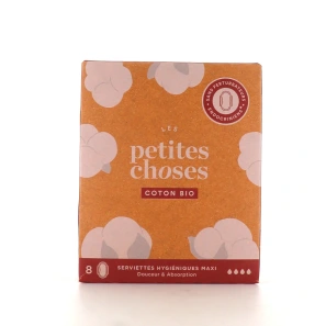 Les Petites Choses Serviettes Hygiéniques Extra Long Coton Bio