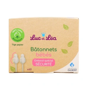 Luc et Léa Bâtonnets Bébés Embout Sécurité