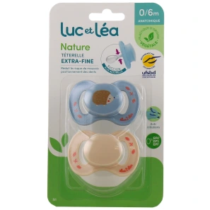 Luc et Léa Duo de Sucettes anatomiques 0-6 mois