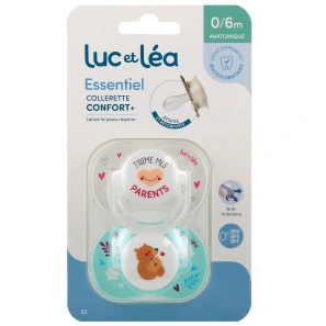Luc et Léa Duo de Sucettes anatomiques 0-6 mois