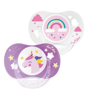 Luc et Léa Duo de Sucettes anatomiques 18 mois et plus