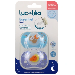 Luc et Léa Duo de Sucettes anatomiques 6-18 mois