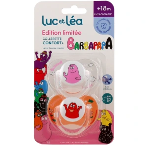 Luc et Léa Duo de sucettes physiologiques 18 mois et plus