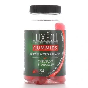 Luxéol Gummies Force et Croissance Cheveux et Ongles