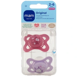 MAM Original Sucettes Silicone 2-6 mois