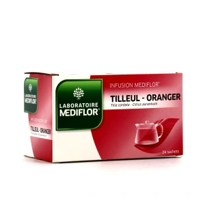 Médiflor Infusion Tilleul Oranger 24 Sachets