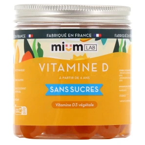 Mium Lab Vitamine D Gummies sans sucres
