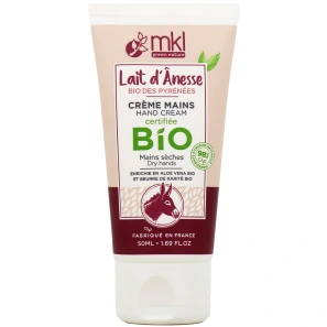 MKL Crème Mains Réparatrice et Nourrissante au Lait d'ânesse Bio