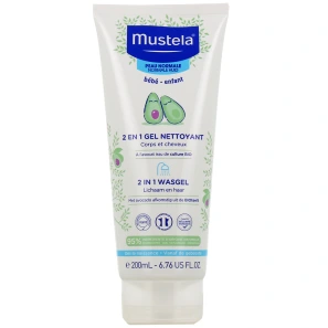 Mustela 2 en 1 Gel Nettoyant Cheveux et Corps