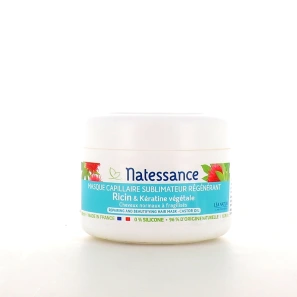 Natessance Masque Capillaire Sublimateur Régénérant Ricin & Kératine Végétale