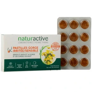 Naturactive Pastilles Gorge Irritée ou Sensible