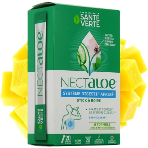Nectaloe Sticks à Boire à l'Aloe Vera