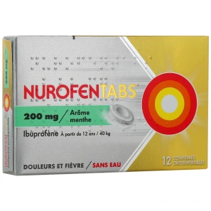 NurofenTabs Ibuprofène 200 mg