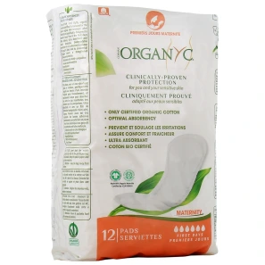 Organyc Serviettes Maternité Premiers Jours