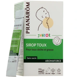 Pranarom Aromaforce Junior Sirop Toux sèche et grasse