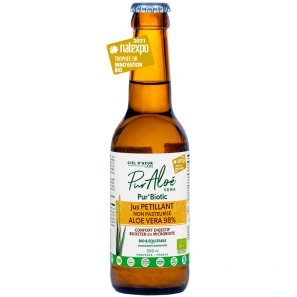 Pur Aloé Jus Pétillant Fermenté Pur Biotic à l'Aloé Vera