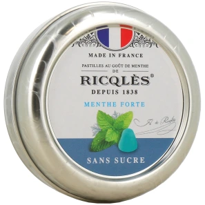Ricqles Pastilles Menthe Forte sans sucres