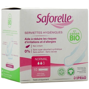 Saforelle Serviettes Hygiéniques Jour