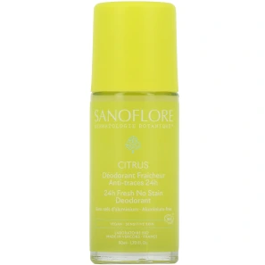 Sanoflore Déodorant Fraicheur Bio Anti-traces 24h Citrus