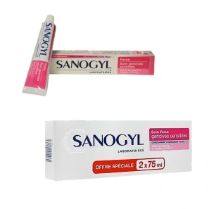 Sanogyl Dentifrice Soin Rose Gencives Sensibles