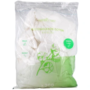 Santecare Rectangles de Coton