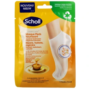 Scholl Masque Pieds Nourrissant au Miel de Manuka