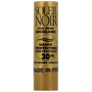 Soleil Noir Stick Lèvres Incolore SPF30