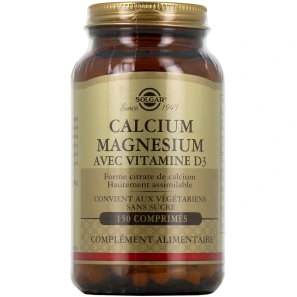 Solgar Calcium Magnésium avec Vitamine D3