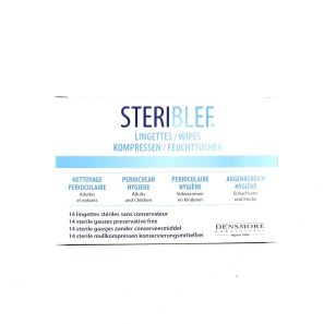 Steriblef Lingettes Stériles Hygiène Oculaire