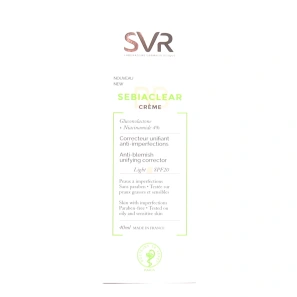SVR Sebiaclear BB Crème Light ou Medium