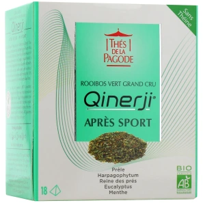 Thés de la Pagode Rooibos Vert Qinerji Après Sport