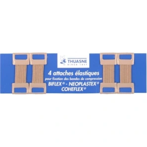 Attaches élastiques pour bandes de contention