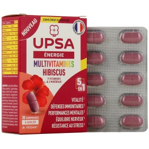 UPSA Energie Multivitamines Hibiscus