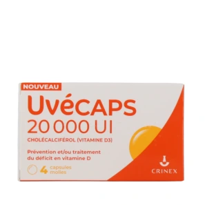UvéCAPS Cholécalciférol Vitamine D3