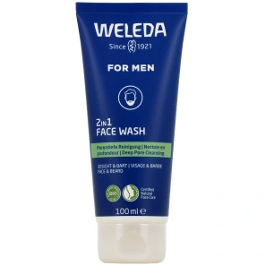 Weleda Gel Nettoyant Visage 2 en 1 Homme Bio