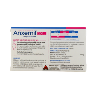 Anxemil 200mg - Stress mental, nervosité