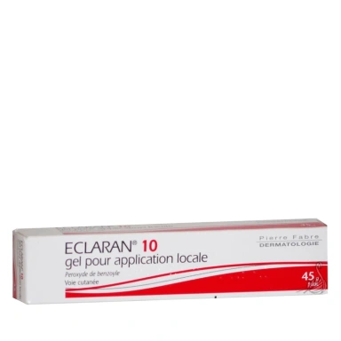 Eclaran 10 gel pour application locale