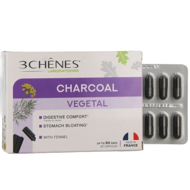3 Chênes Charbon Végétal