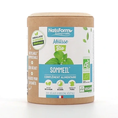 Nat & Form Mélisse Bio Sommeil