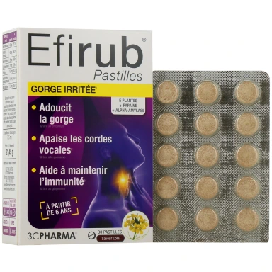 3C Pharma Efirub Gorge Irritée