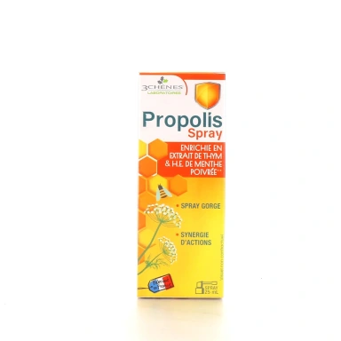 3 Chênes Propolis Spray gorge