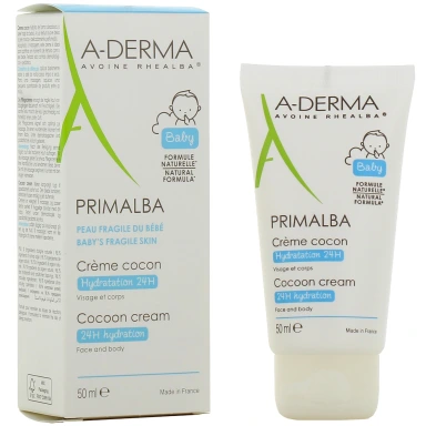 A-Derma Baby Primalba Crème Cocooning Hydratation 24h