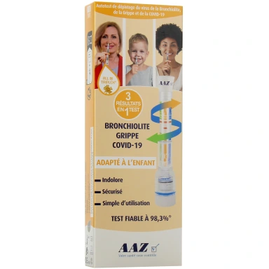 All in Triplex Test Grippe Bronchiolite Covid
