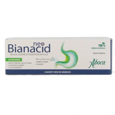 Aboca Neo Bianacid 4 sachets-doses échantillon