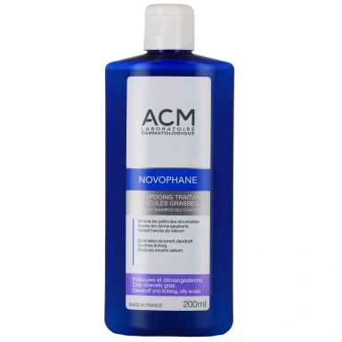 ACM Novophane Shampooing Traitant Pellicules Grasses