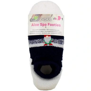 AirPlus Aloe Cabin Footies Chaussons Hydratants 28-36 Femme
