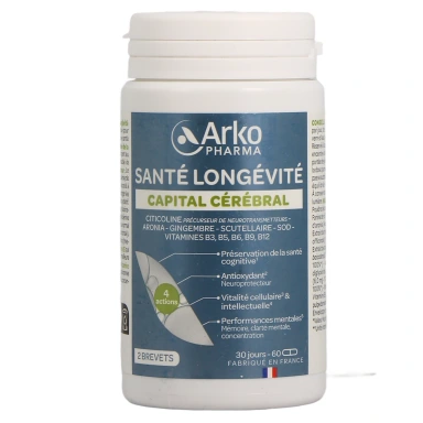 Arkopharma Santé Longévité Capital Cérébral